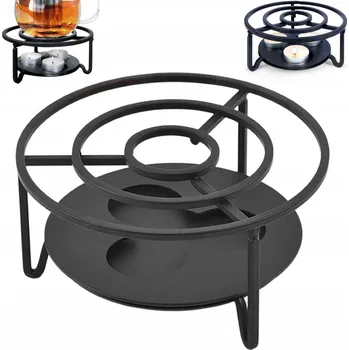 Obraz Konvice na čaj Lova Nest Ohřívač na 3 svíčky, kovová, 1 l