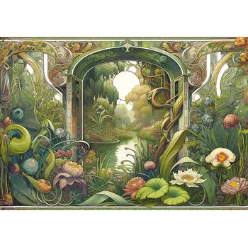 Puzzle INTERDRUK Secret Garden Zapomenutá zahrada 500 dílků