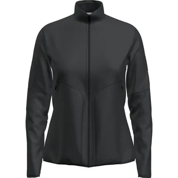 Dámská mikina Mikina na zip s dlouhým rukávem dámská ICEBREAKER W Mer 560 Realfleece Elemental II LS Z BLACK - S