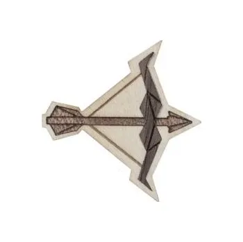 Brož Dřevěná brož s motivem střelce Sagittarius Brooch s možností výměny či vrácení do 30 dnů zdarma - BR143