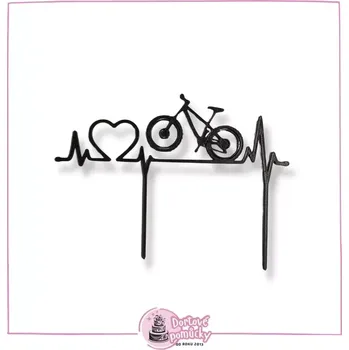 Život na kole 2 - dortový zápich - Růžová