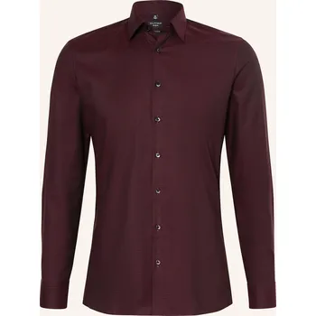 Pánská košile Olymp Pánská Košile No. Six Super Slim, tmavě červená, 37