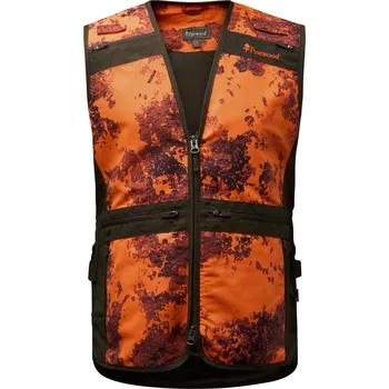 Pánská vesta Pinewood Dámská lovecká vesta Furudal Hunter Pro 2.0 Camou Velikost: XS Strata Blaze/Mossgreen