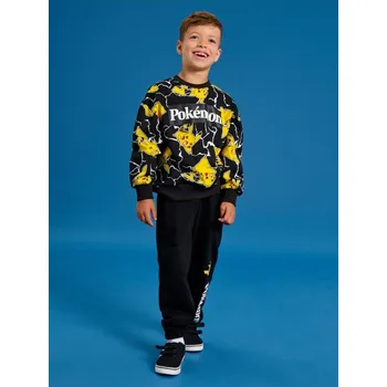 Chlapecké kalhoty Sinsay - Souprava mikiny a kalhot Pokemon - černá - 616FF-99X - 616FF-99X-98