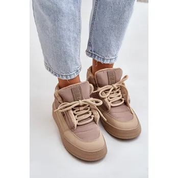 Dámské tenisky BIG STAR SHOES Dámské Sněhule Big Star BIG STAR SHOES hnědá 3076917