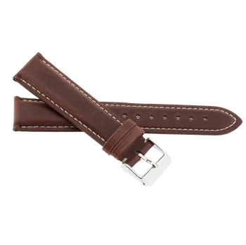 Řemínek na hodinky JVD R36002/24 24 mm Hnědá