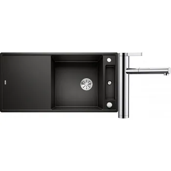 Granitový dřez Set RS Blanco Axia III XL 6 S + Blanco Linee-S (bílá + chrom)