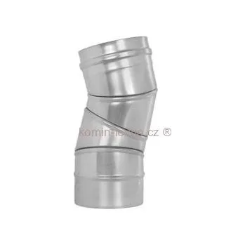 Kouřovod Nerez koleno otočné 0-90° 120/0,6mm