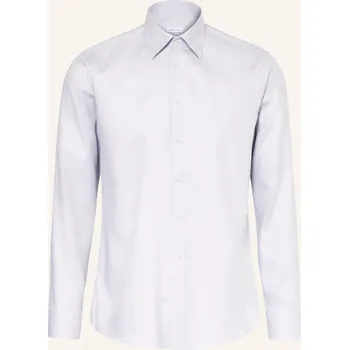 Seidensticker Pánská Košile Shaped Fit, světle šedá / bílá, 41