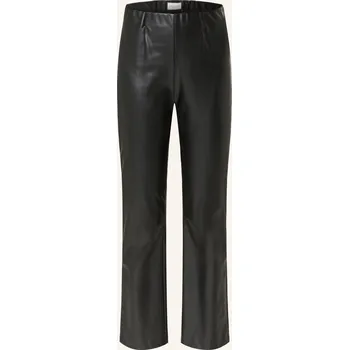 Seductive Dámské 7/8 Legíny Cindy V Koženém Vzhledu, černá, 34