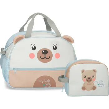 Cestovní taška JOUMMABAGS Sada cestovní taška + toaletní taštička Roll Road Teddy