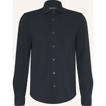 Pánská košile Marc O'polo Pánská Košile Z Piké Shaped Fit, tmavě modrá, 40