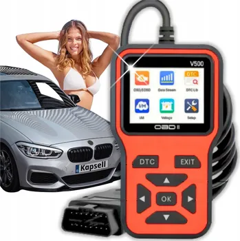 Autoelektronika Diagnostický tester skeneru chyb OBD2 pro osobní automobily polština