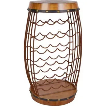 Stojan na víno Vinotéka BODEGA BROWN 80 CM masiv borovice