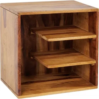 Konferenční stolek Regál Cube 2 police