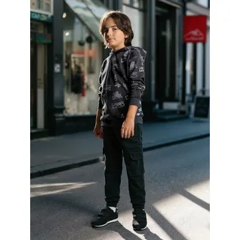 Chlapecké kalhoty Sinsay - Kalhoty joggers - černá - 704EN-99J - 704EN-99J-140