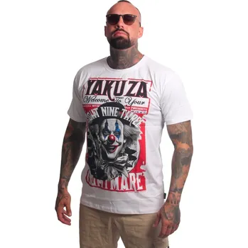 Pánské tričko Yakuza Ink. - triko Welcome Regular 26016 bílé Barva: Bílá, Vel: 2XL