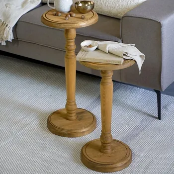 Konferenční stolek Kulatý odkládací stolek Corona XI sada 2ks - výběr moření