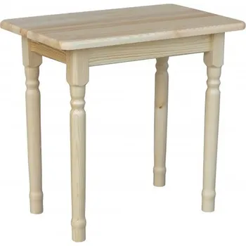 Jídelní stůl VOMAKS Jídelní stůl masiv borovice VM-05 (90x60) Barva: barva bílá