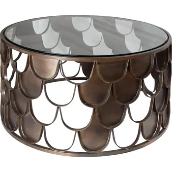 Konferenční stolek Konferenční stolek ABSTRACT 60 CM antik mosaz