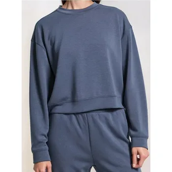 Dámská móda Sinsay - Mikina basic - námořnická modrá - 054FJ-95X - 054FJ-95X-XS