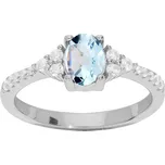 Brilio Silver Půvabný stříbrný prsten s topazem Mystic Stone SRC0203TZ 50 mm + 2 měsíce na vrácení zboží