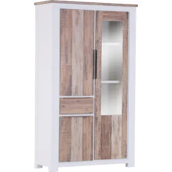 Knihovna Masivní vitrína z akácie Meilin