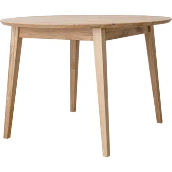 Jídelní stůl Stůl kulatý, dub, barva přírodní dub, kolekce Orbetello, rozměr 110 cm