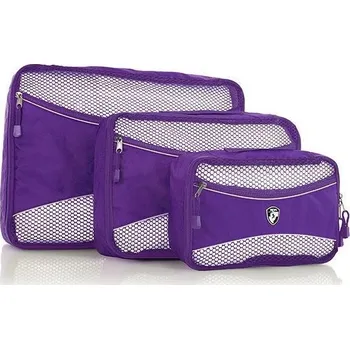 kompresní obal Heys Eco Packing Cube 3pc Set II Barva: Purple