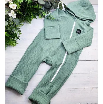 Kulišárny Mušelínový rostoucí overal MENTOL VELIKOST: 74