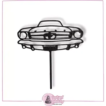 Mustang - plastový zápich - Světle zlatá