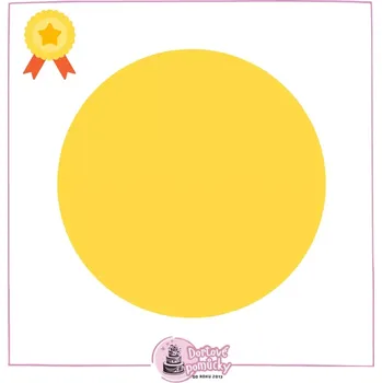 Jedlá dekorace na dort Potahovací hmota žlutá 50 g