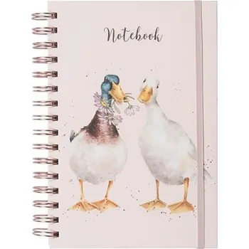 Kroužkový zápisník A5 Wrendale Designs – kachny -