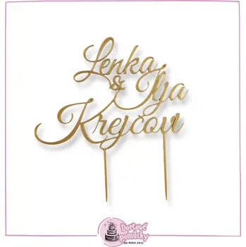 Plastový zápich na přání - Bílá