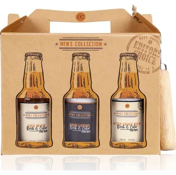 Kosmetická sada SET koupelový MEN´S COLLECTION v dárkové krabičce 6ks s otvírákem ACCENTRA