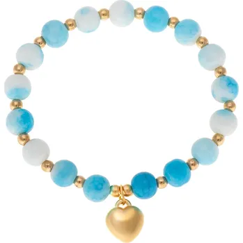 Náramek Náramek se srdíčkem modrý 2002793-4