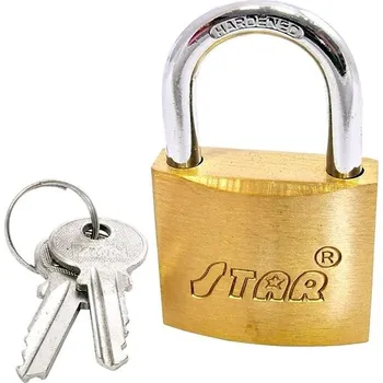 Visací zámek STAR - Visací zámek 20HS -30 mm oko, se 2 klíči v balení