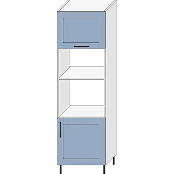 Kuchyňská skříňka Potravinová skříňka P60/TM/P PASTEL Dekor: Modrá