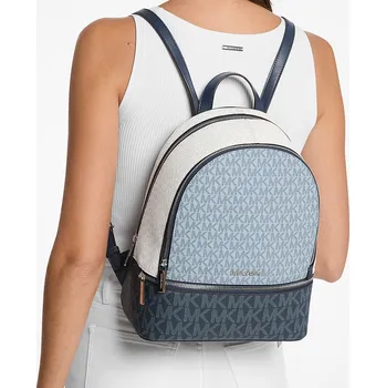 Módní doplněk Michael Kors Batoh Rhea Medium Signature Logo Backpack Admiral Multi