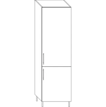 Kuchyňská skříňka Potravinová skříňka P60/P EKO PLUS Dekor: Modřín latte