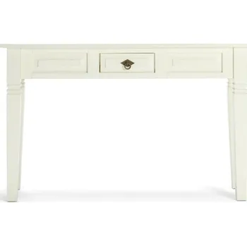 Jídelní stůl Masivní konzolový stůl Wellington bílý - borovice