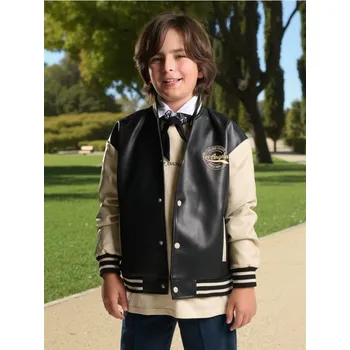 Chlapecká bunda Sinsay - Baseballová bunda - černá - 5025R-99X - 5025R-99X-158