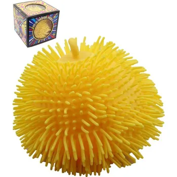 Dětský míč Míček velký střapatý 16cm s třásněmi na baterie Světlo 3 barvy