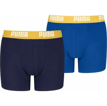 Boxerky Chlapecké boxerky Puma BOYS EVERYDAY BASIC BOX modré 938971-07 - 128 cm | UK 4,5 | US 6,5