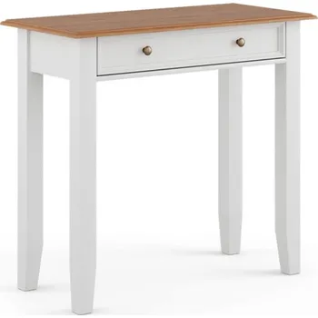 Toaletní stolek Toaletní stolek Belluno Elegante z masivu bílý / dub