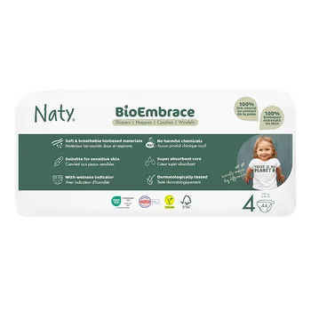 jednorázová plena ECO BY NATY Bioembrace maxi plenky economy pack 7 - 18 kg 44 kusů