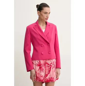 Dámské sako Sako Liu Jo růžová barva, WA5292.TS896 42X, vel. 40