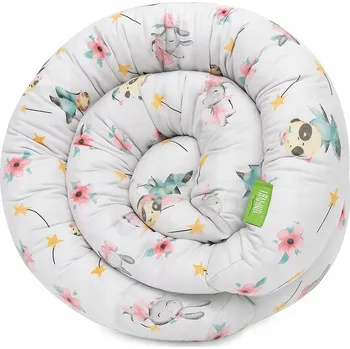 Prostěradlo Chránič do postýlky válec LULANDO bavlna 190 cm