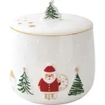 Vánoční porcelánová dóza na cukroví Let it Snow 11x15 cm, Easy Life