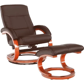 Křeslo Relaxační polohovatelné křeslo BEN tmavohnědá